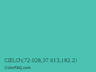 CIELCh 72.028,37.613,182.2 Color Image