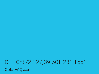 CIELCh 72.127,39.501,231.155 Color Image
