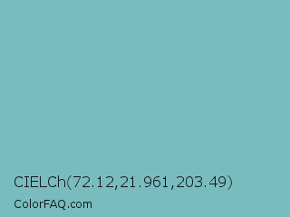 CIELCh 72.12,21.961,203.49 Color Image