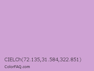 CIELCh 72.135,31.584,322.851 Color Image