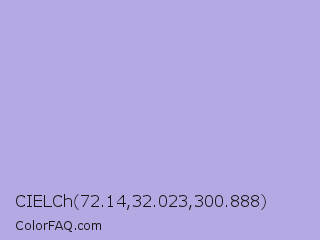 CIELCh 72.14,32.023,300.888 Color Image