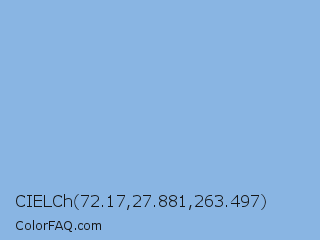 CIELCh 72.17,27.881,263.497 Color Image