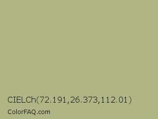 CIELCh 72.191,26.373,112.01 Color Image