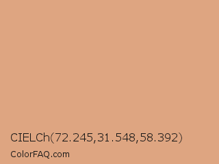 CIELCh 72.245,31.548,58.392 Color Image