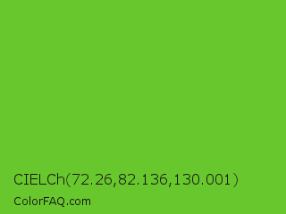 CIELCh 72.26,82.136,130.001 Color Image