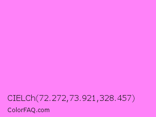 CIELCh 72.272,73.921,328.457 Color Image