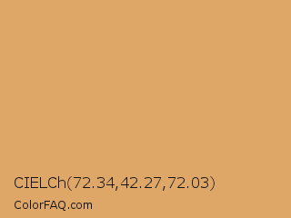 CIELCh 72.34,42.27,72.03 Color Image