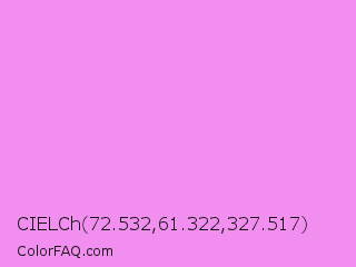 CIELCh 72.532,61.322,327.517 Color Image