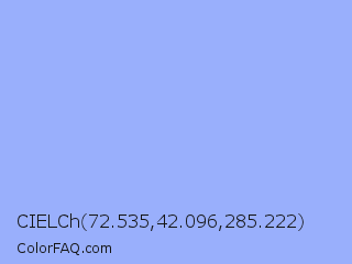 CIELCh 72.535,42.096,285.222 Color Image