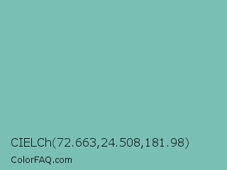 CIELCh 72.663,24.508,181.98 Color Image