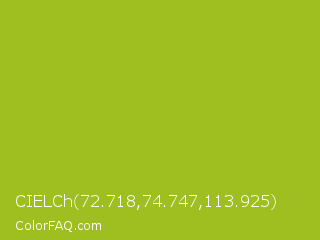 CIELCh 72.718,74.747,113.925 Color Image