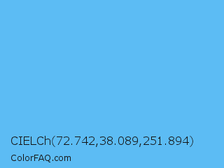 CIELCh 72.742,38.089,251.894 Color Image