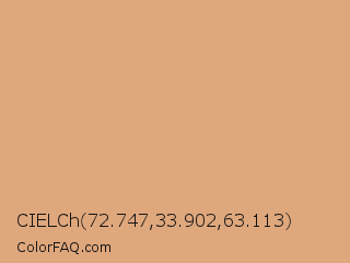 CIELCh 72.747,33.902,63.113 Color Image