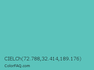CIELCh 72.788,32.414,189.176 Color Image