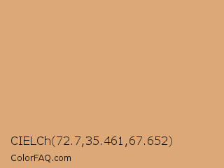 CIELCh 72.7,35.461,67.652 Color Image