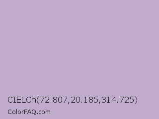 CIELCh 72.807,20.185,314.725 Color Image