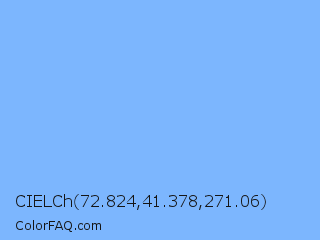 CIELCh 72.824,41.378,271.06 Color Image
