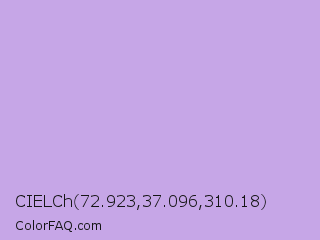 CIELCh 72.923,37.096,310.18 Color Image