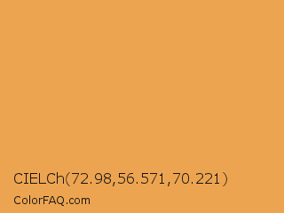 CIELCh 72.98,56.571,70.221 Color Image