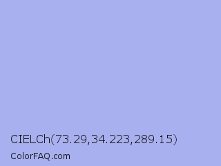 CIELCh 73.29,34.223,289.15 Color Image