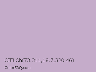 CIELCh 73.311,18.7,320.46 Color Image