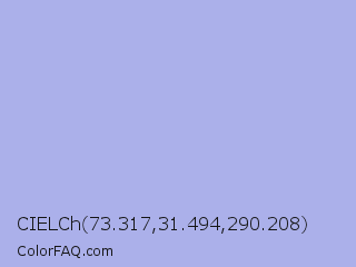 CIELCh 73.317,31.494,290.208 Color Image
