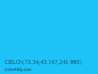 CIELCh 73.34,43.167,241.885 Color Image