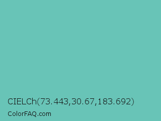 CIELCh 73.443,30.67,183.692 Color Image