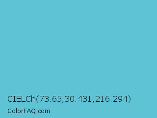 CIELCh 73.65,30.431,216.294 Color Image