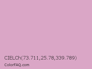 CIELCh 73.711,25.78,339.789 Color Image