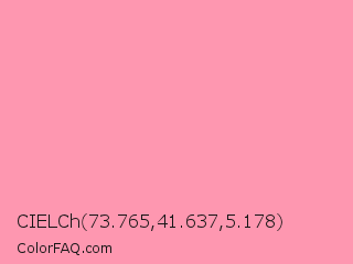 CIELCh 73.765,41.637,5.178 Color Image