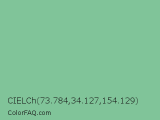 CIELCh 73.784,34.127,154.129 Color Image