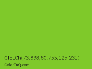 CIELCh 73.838,80.755,125.231 Color Image