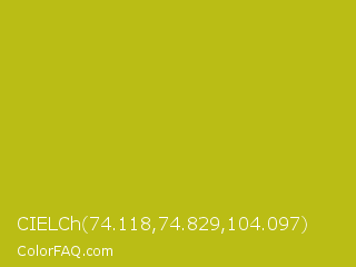 CIELCh 74.118,74.829,104.097 Color Image