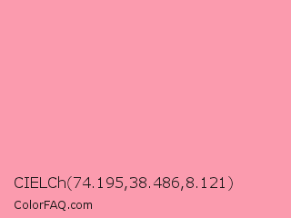 CIELCh 74.195,38.486,8.121 Color Image