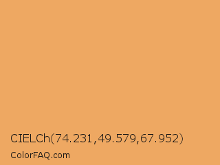 CIELCh 74.231,49.579,67.952 Color Image