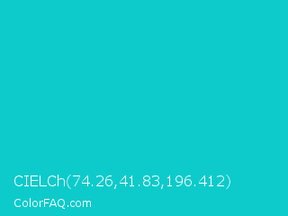 CIELCh 74.26,41.83,196.412 Color Image