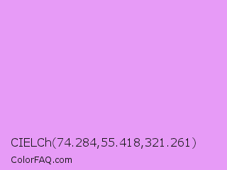 CIELCh 74.284,55.418,321.261 Color Image