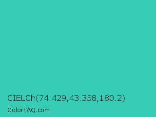 CIELCh 74.429,43.358,180.2 Color Image