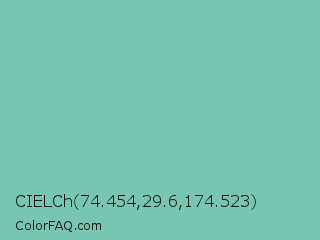 CIELCh 74.454,29.6,174.523 Color Image