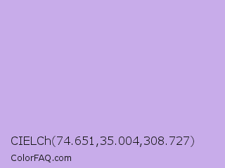 CIELCh 74.651,35.004,308.727 Color Image