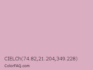 CIELCh 74.82,21.204,349.228 Color Image