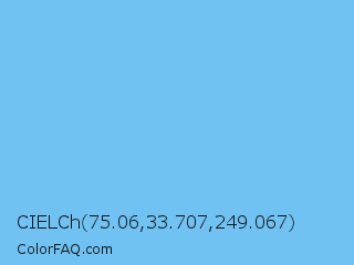 CIELCh 75.06,33.707,249.067 Color Image