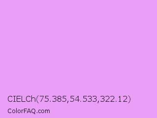 CIELCh 75.385,54.533,322.12 Color Image