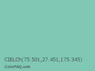 CIELCh 75.501,27.451,175.345 Color Image