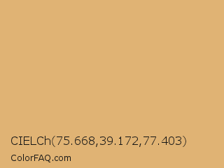 CIELCh 75.668,39.172,77.403 Color Image