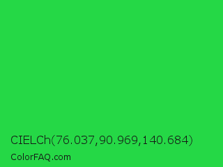 CIELCh 76.037,90.969,140.684 Color Image