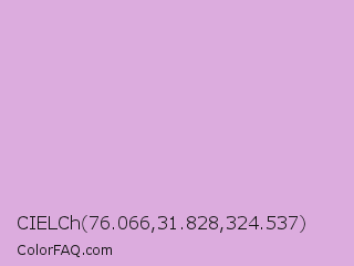 CIELCh 76.066,31.828,324.537 Color Image
