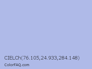 CIELCh 76.105,24.933,284.148 Color Image