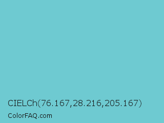 CIELCh 76.167,28.216,205.167 Color Image